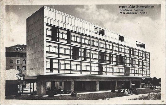 Pavilhão Suíço, Cidade Universitária de Paris, arquiteto Le Corbusier