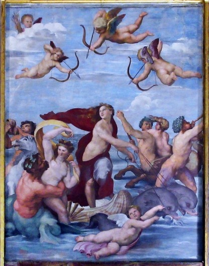Rafael Sanzio, Triunfo de Galateia, Vila Farnesina, Roma
