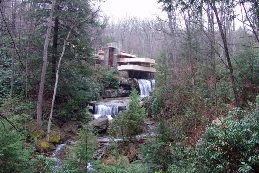 Casa da Cascata, Pennsylvania. Frank Lloyd Wright