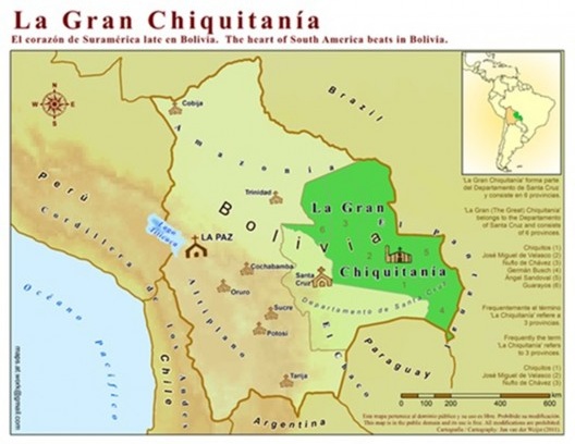 Mapa La Gran Chiquitanía