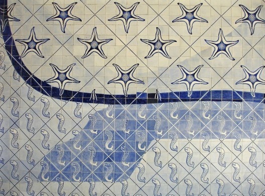 Cândido Portinari - azulejos do Ministério da Educação, RJ, c. 1940.