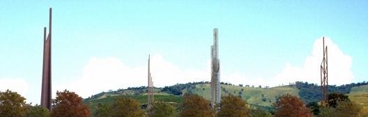 Marcos referenciais dos novos parques