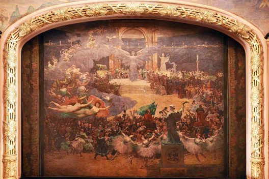 A Influência das Artes sobre a Civilização, pano de boca de Eliseu Visconti para o Theatro Municipal, Rio de Janeiro, 1908