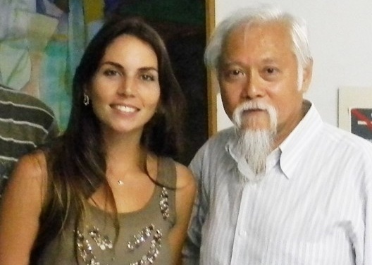 Haruyoshi Ono e Marília Dorador Guimarães no escritório Burle Marx & Cia Ltda, Rio de Janeiro