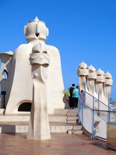 Casa Millà, cobertura. Arquiteto Antoni Gaudí