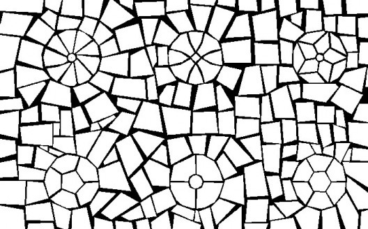 Seis exemplos de \"assinaturas\" encontradas nos pisos de Portugal