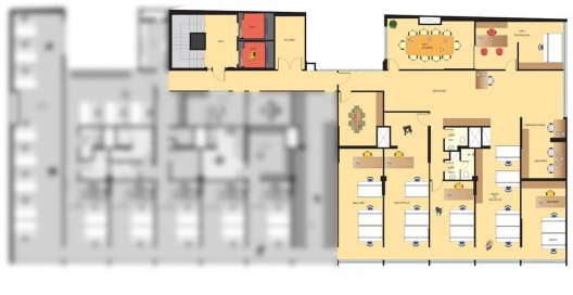 EMAC - Edifício Pancreto. Av. Princesa Isabel, 323 – 5º pavimento . Crescimento físico, 1971.