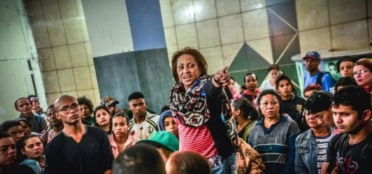 Carmen Silva, durante a luta por moradia