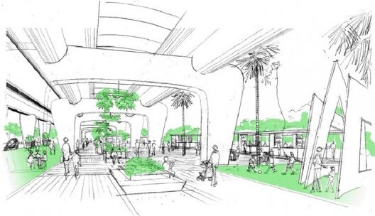 Croquis da Rambla de Manguinhos