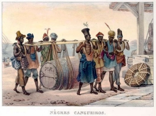 Jean-Baptiste Debret, Negros cangueiros. Escravos urbanos no Brasil, c. de 1830