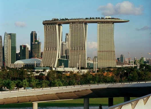 Hotel Marina Bay Sands, Singapura, Moshe Safdie