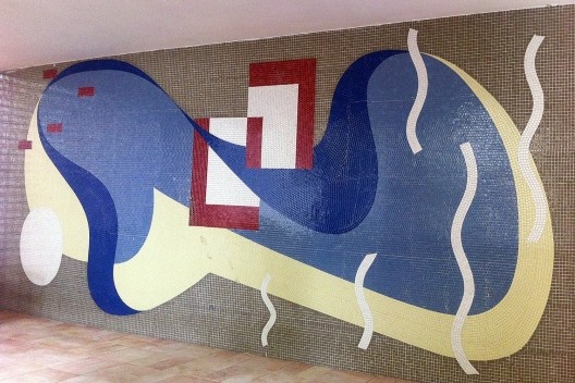 Mural em edifício de São Paulo