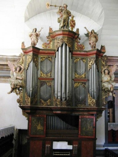 Fachada do órgão Arp Schnitger da Sé de Mariana