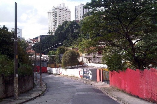 Grotão da Bela Vista visto da parte alta da rua Rocha