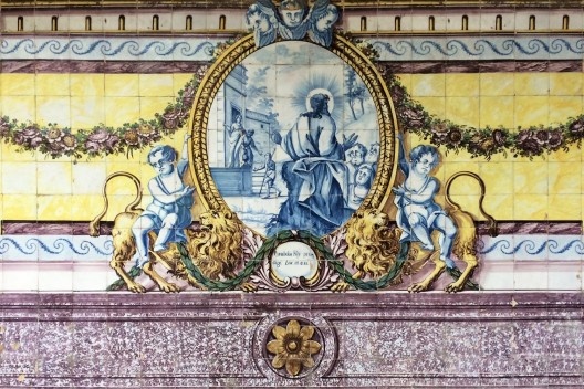 Azulejaria no Claustro do Silêncio, Igreja de Santa Cruz, Coimbra