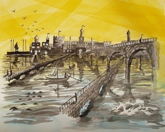 Baldrada, Lutero Pröscholdt. Série Cidades invisíveis