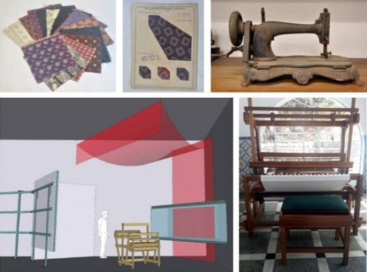 Museu do Trabalho e do Trabalhador, projeto museográfico, objetos e documentos de tecelagens locais