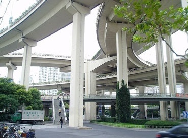 Vias elevadas - Xangai