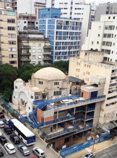 Obras de ampliação do Museu Judaico de São Paulo