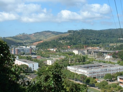 Vista panorâmica do Campus da Universidade Federal de Viçosa