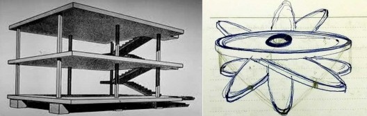 Comparação entre o sistema domino e o sistema filotaxico da biomimética