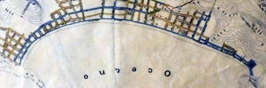 Trecho do mapa elaborado na administração de Bento Ribeiro, em 1913.