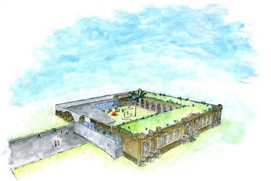 Brasil Arquitetura, Centro de Interpretação do Pampa, 2009 / em construção. Jaguarão RS