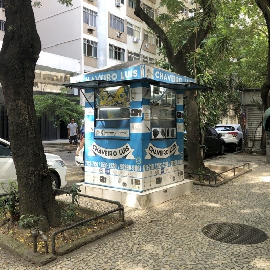 Guarita de chaveiro, Rio de Janeiro, fevereiro de 2023
