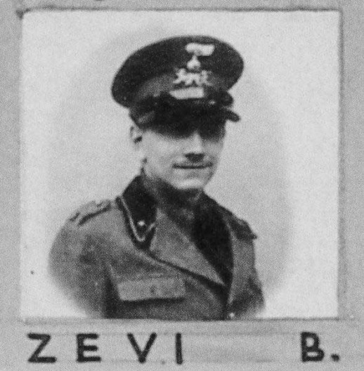 Bruno Zevi in the uniform of the British Army, 1944