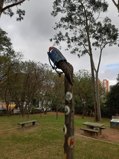 Parque Raul Seixas, parte da ludo-escultura de Elvira de Almeida, Itaquera, São Paulo SP Brasil