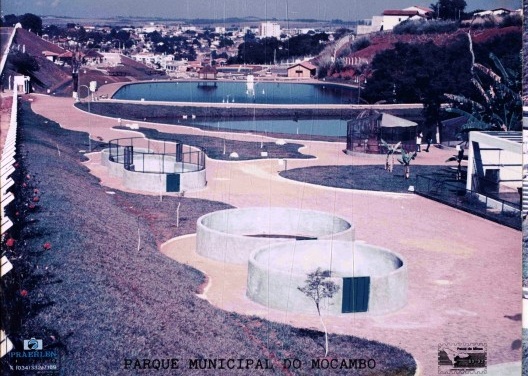 Inauguração do Parque Municipal do Mocambo em 1990. Espaço do zoológico