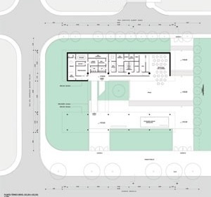 Planta térreo (nível 101.00 e 102,50)