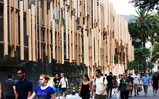 Japan House, São Paulo, 2017, arquiteto Kengo Kuma