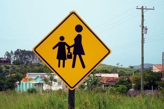 Placa em Taubaté, Brasil