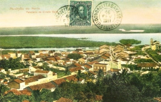 Panorama da Cidade Baixa (a partir da Cidade Alta) por volta de 1910