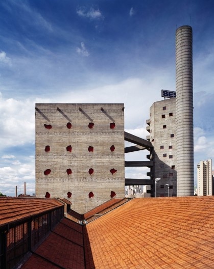 Sesc Pompéia, São Paulo. Arquiteta Lina Bo Bardi