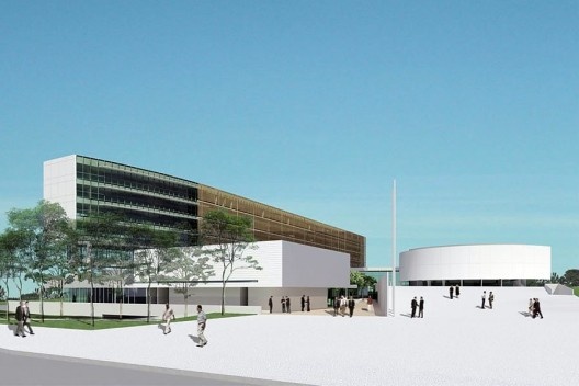 Perspectiva do acesso à Praça Rebaixada a partir da esquina