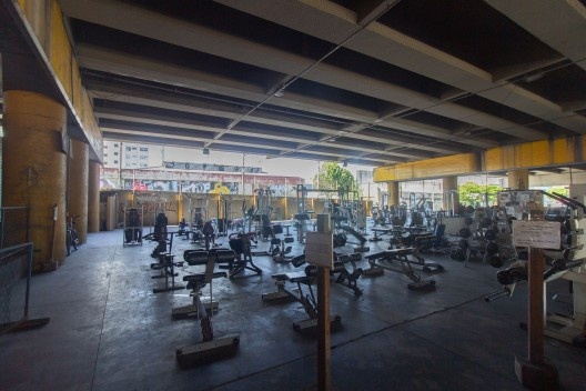 Baixo do viaduto Alcântara Machado, projeto Academia de Boxe do Garrido, São Paulo