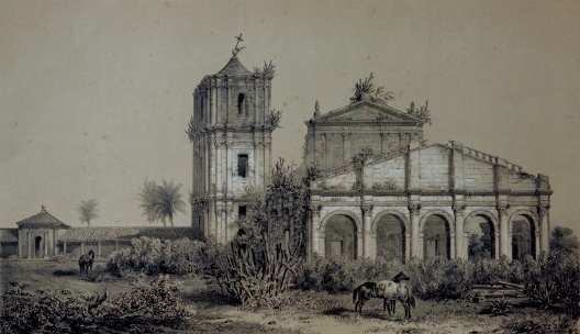 Vista da Igreja de São Miguel em Ruínas