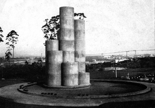 Cemitério Vila Paulicéia, São Bernardo do Campo SP, 1969, arquitetos Eduardo Knesse de Mello e Sidney de Oliveira