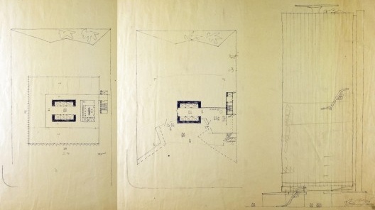 Plantas e elevação da sede do Banco Safra (1974) – segunda proposta
