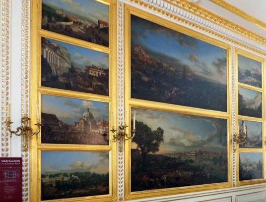Sala Canaletto no Castelo Real