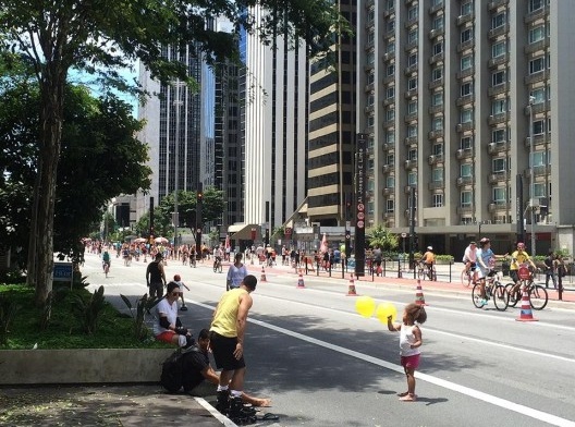 Avenida Paulista no domingo, São Paulo