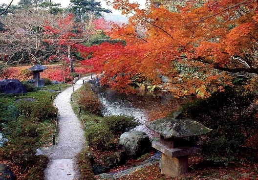 Jardim em Kyoto, Japão