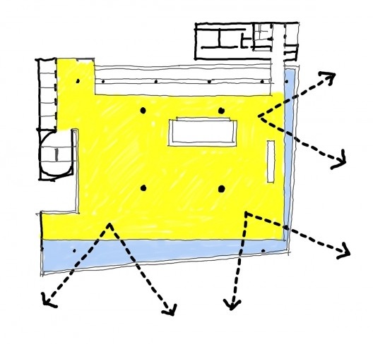 Sesc 24 de Maio, planta 11o pavimento, São Paulo, 2017, arquiteto Paulo Mendes da Rocha + escritório MMBB