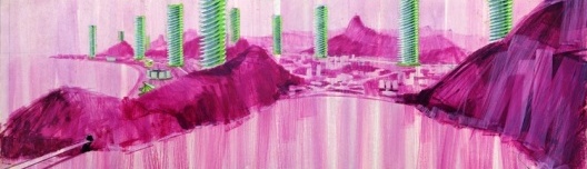 Torres verticais para o Rio de Janeiro. Arquiteto Sérgio Bernardes, 1965