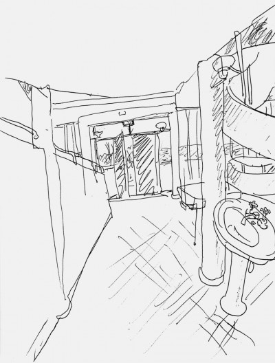 Desenho do Interior da Ville Savoir de Le Corbusier, Paris, p. 175.