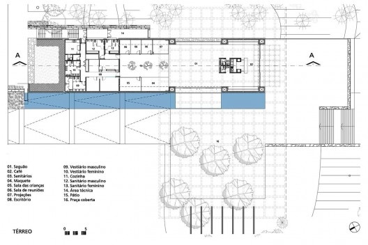 Welcome Center Alphaville Brasília, planta, Brasília. Escritório Rocco, Vidal + Arquitetos