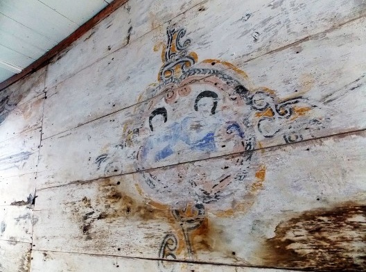 Detalhe do forro da sacristia