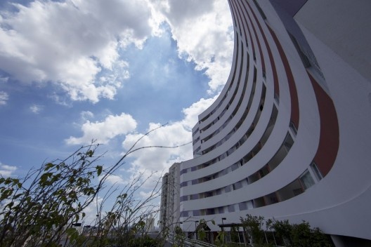 Vista do edifício a partir da Sala de Jogos